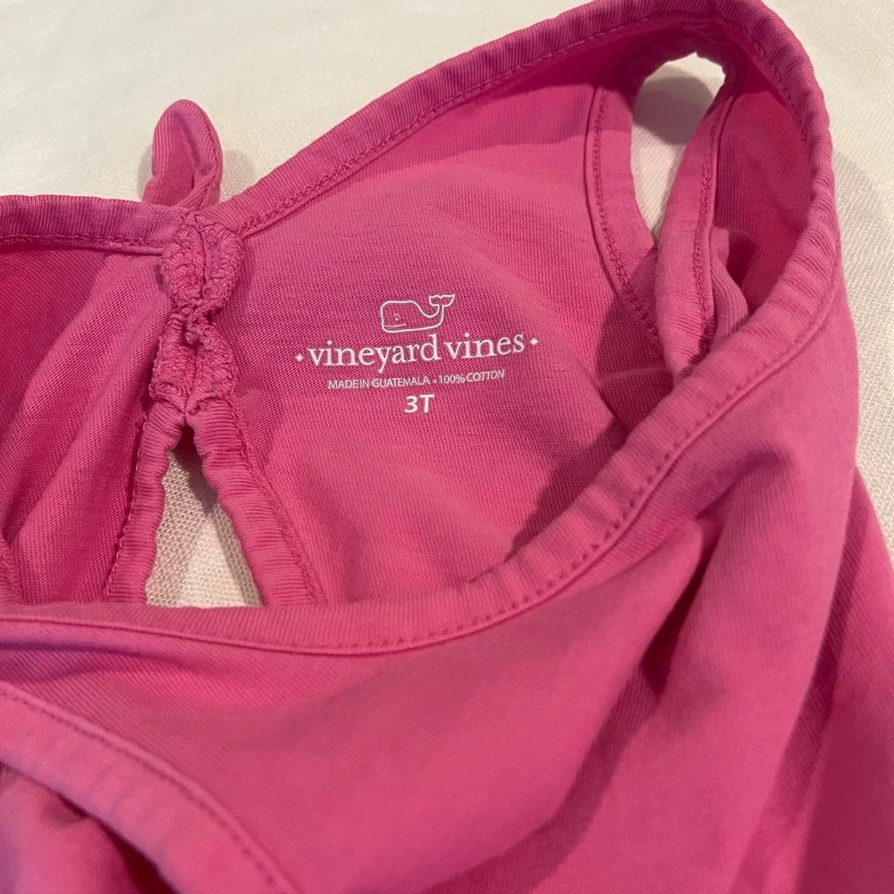Vineyard Vines Pink and Blue Kids Casual Dress